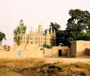 マリ:ニジェール河沿いの泥モスク