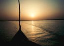 マリ：ニジェール河の夕日