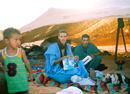 マリ北部：アラブ系遊牧民のキャンプ地