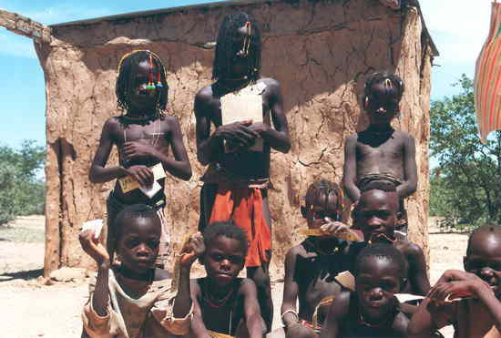 ナミビア：北部の小村にて