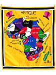 ベナンアップリケ（アフリカ地図）・フォン<アフリカの布