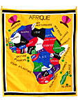 ベナンアップリケ(アフリカ地図)・フォン<アフリカの布