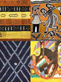 アフリカの染め布特集・09年2月：アフリカ雑貨アザライ