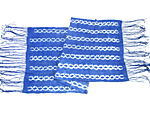 藍染め古布(細長)・ブルキナファソ<アフリカの織り布：アフリカ雑貨アザライ