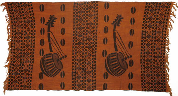 ボゴラン/泥染め(大)<アフリカの染め布：アフリカ雑貨アザライ