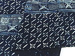 ドゴンの藍染め布(細長)・マリ<アフリカの布：アフリカ雑貨アザライ