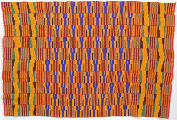 ケンテ布(大)・エウェ＜アフリカの織り布